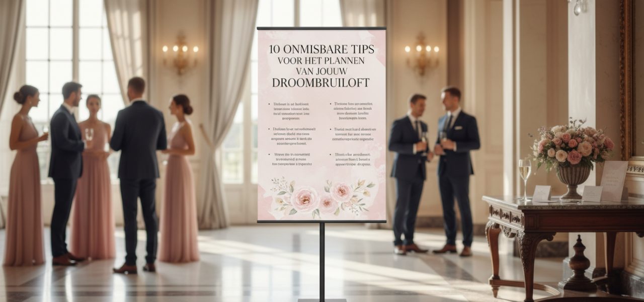 10 onmisbare tips voor het plannen van jouw droombruiloft De dag waarop twee geliefden hun liefde bezegelen en beloven voor altijd samen te zijn, is een moment dat gekoesterd dient te worden. Het plannen van een bruiloft kan echter behoorlijk overweldigend zijn. Voor veel stellen is het een eerste kennismaking met de complexe wereld van eventplanning, complete met een…