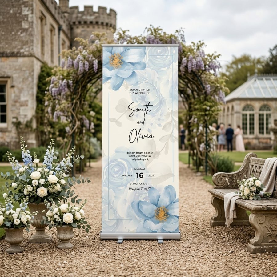 Trouwbanner bruiloft Banner Love Banner Love welkomstbord bruiloft - sfeerfoto ceremonie