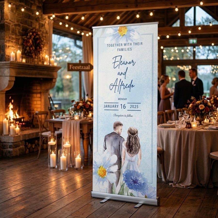 Boho trouwbanner bruiloft Banner Rustic Banner Rustic welkomstbord bruiloft - sfeerfoto ceremonie