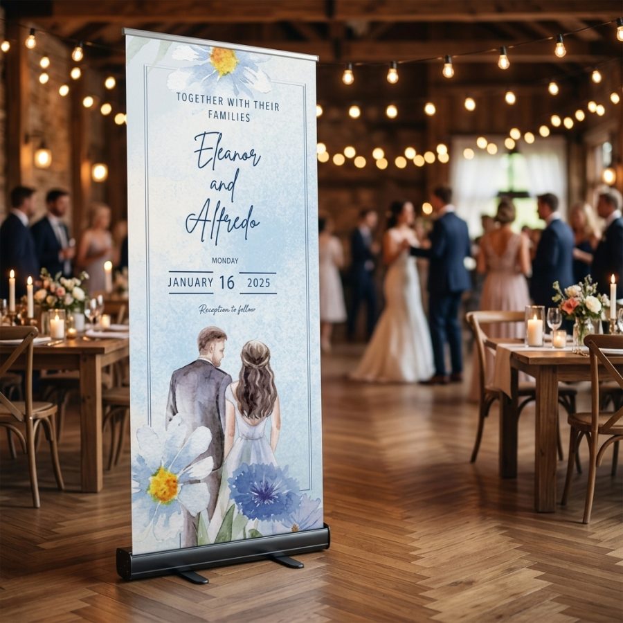 Boho trouwbanner bruiloft Banner Rustic Banner Rustic welkomstbord bruiloft - sfeerfoto ontvangstruimte