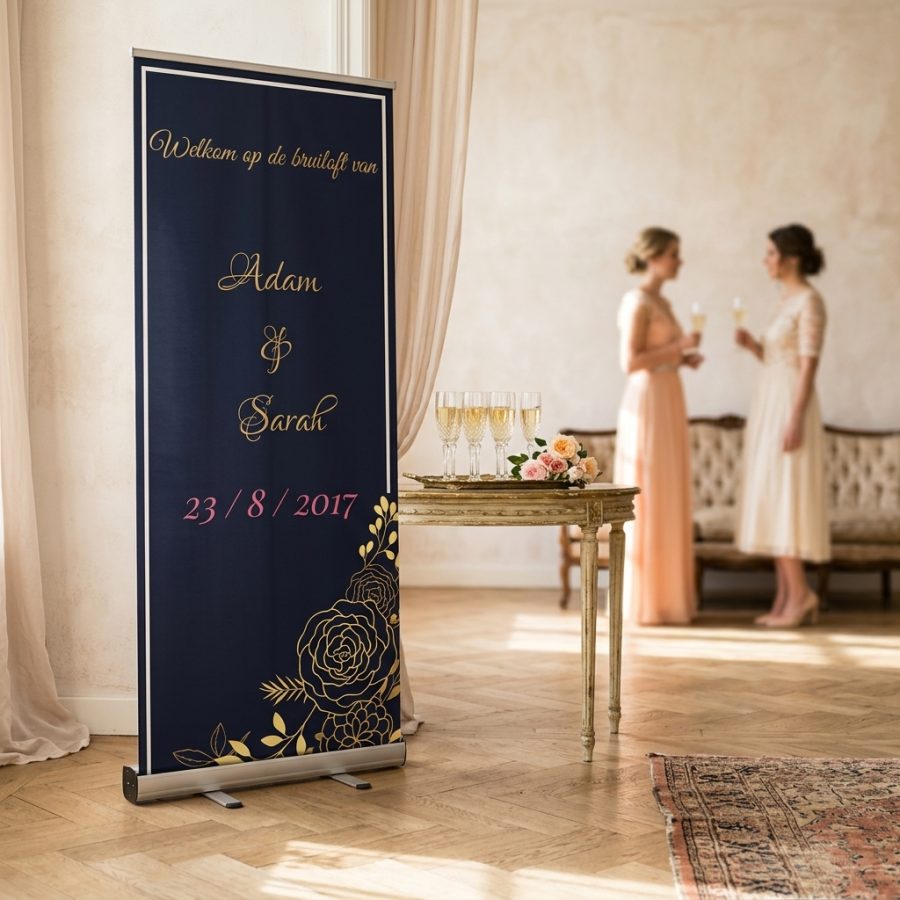 Bloemen welkomstbord bruiloft Basiel Basiel welkomstbord welkomstbord bruiloft - sfeerfoto feestlocatie