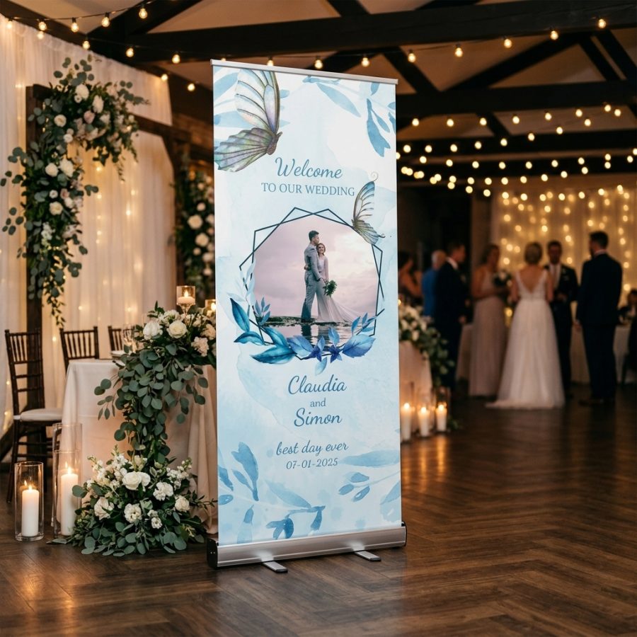 Boho trouwbanner bruiloft Boho Happily Boho Happily welkomstbord bruiloft - sfeerfoto feestlocatie