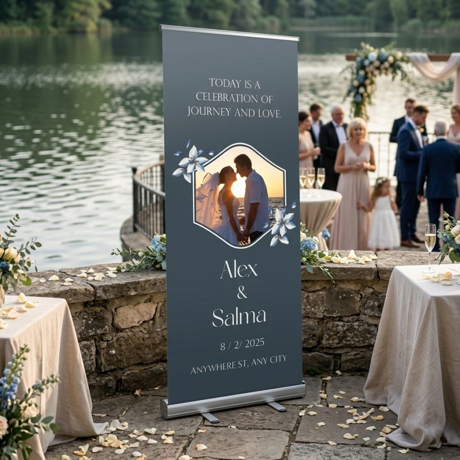 Romantisch welkomstbord bruiloft DreamVows DreamVows welkomstbord bruiloft - sfeerfoto ceremonie