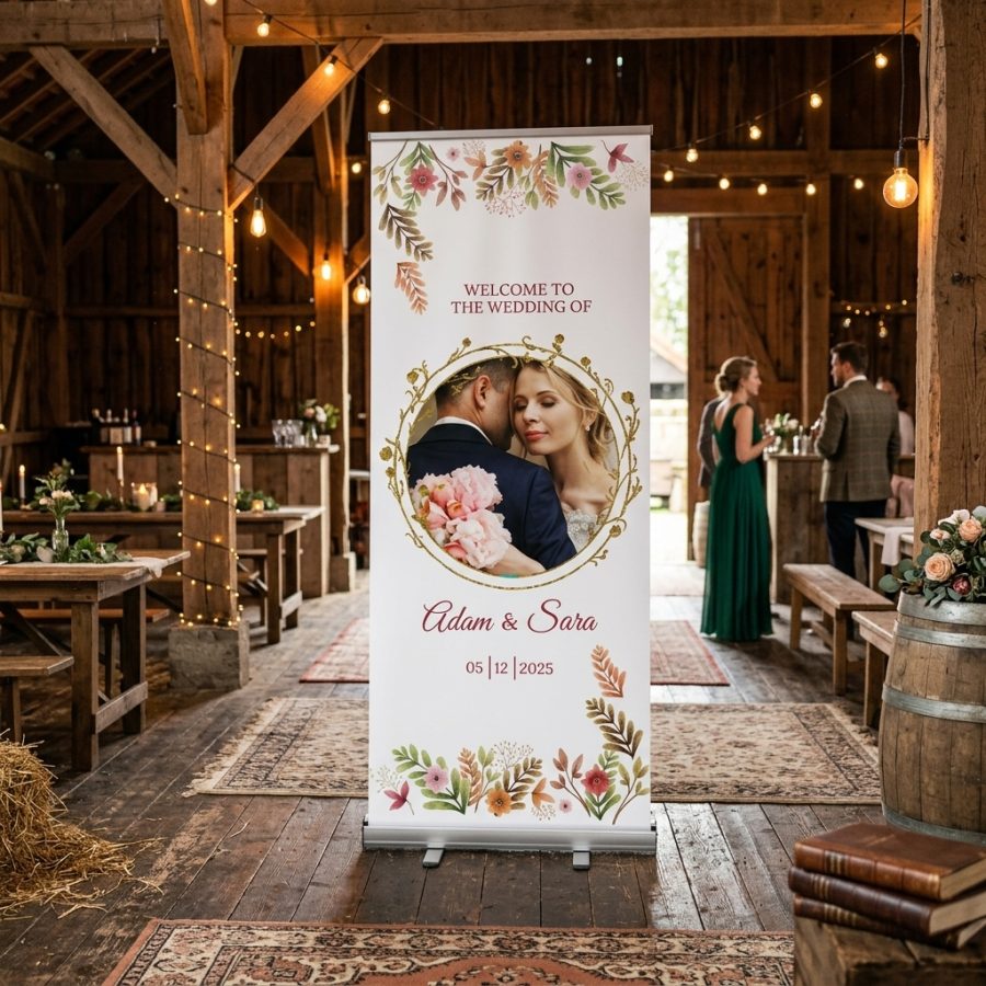 Romantisch welkomstbord bruiloft EtherealBliss EtherealBliss welkomstbord bruiloft - sfeerfoto feestlocatie