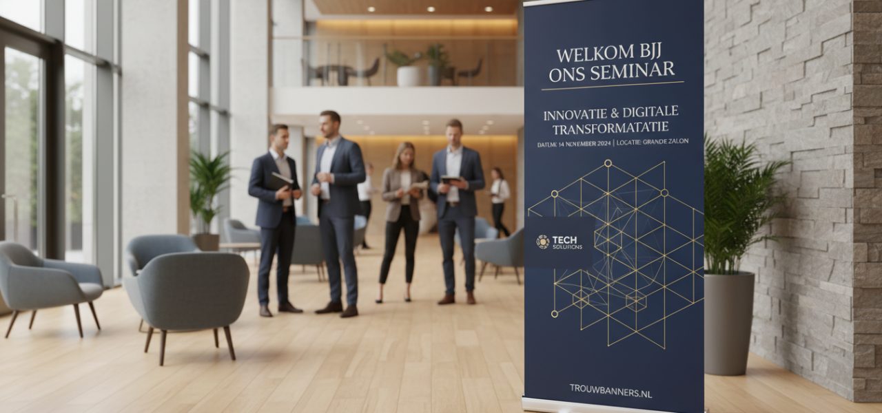 Geef je seminar een professionele touch met een gepersonaliseerd welkomstbord Wil je jouw seminar direct een professionele uitstraling geven vanaf het moment dat de bezoekers binnenkomen? Dan is een gepersonaliseerd welkomstbord onmisbaar. Dit eenvoudige, maar krachtige middel zet meteen de toon en laat zien dat je oog hebt voor detail. Met een welkomstbord dat speciaal voor jouw evenement is ontworpen,…