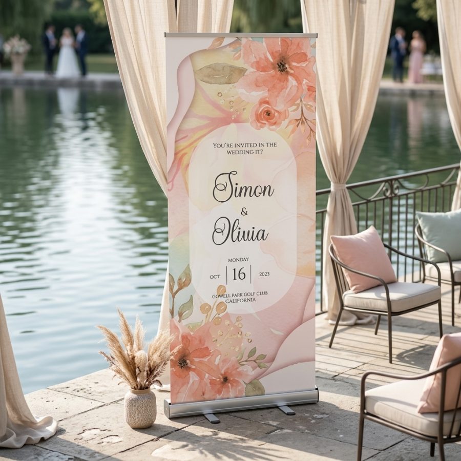 Luxe welkomstbord bruiloft GlitzVows goud GlitzVows welkomstbord bruiloft - sfeerfoto feestlocatie