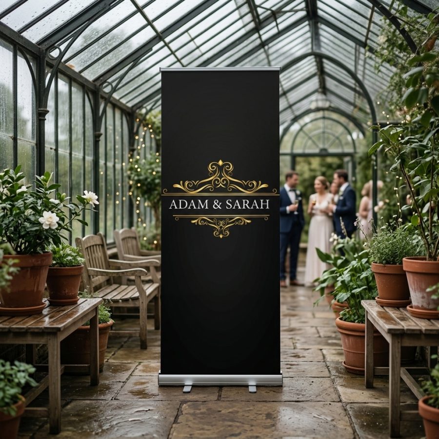 Luxe welkomstbord bruiloft Golden Name goud Golden Name welkomstbord bruiloft - uitgelichte productfoto