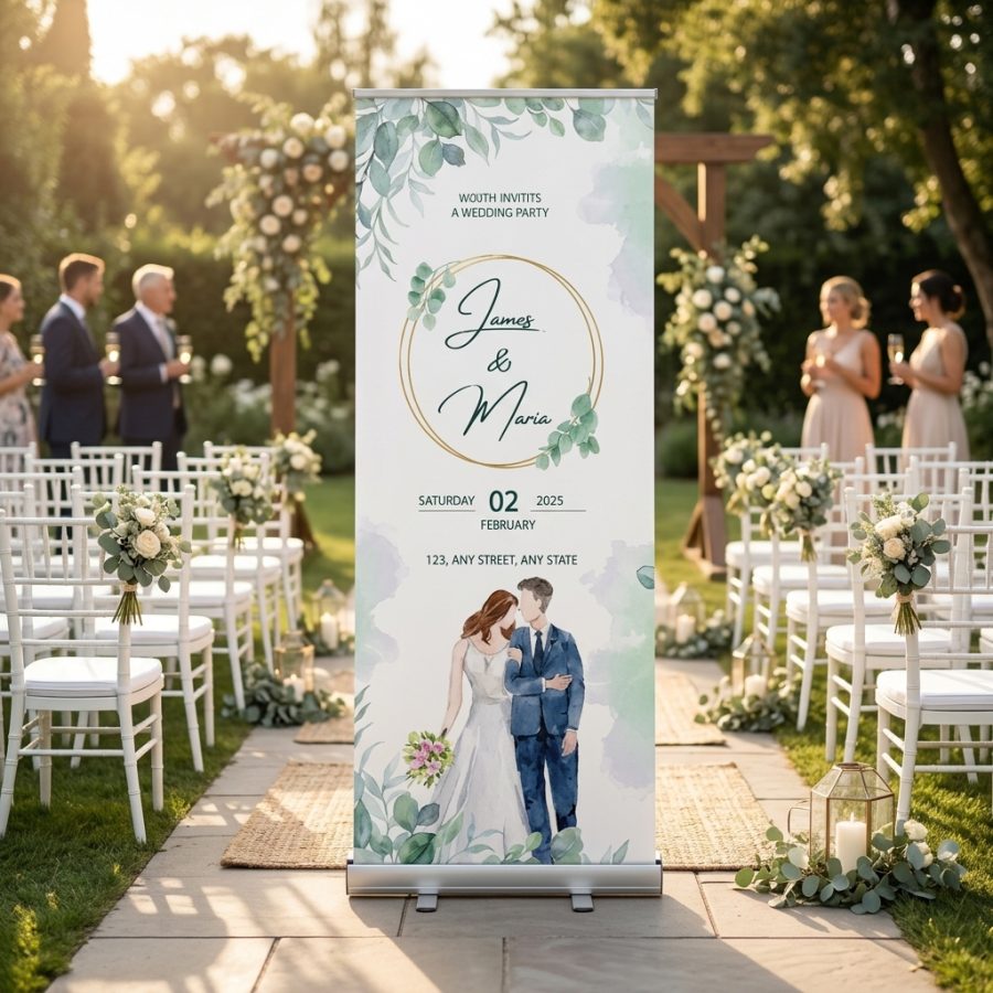 Romantisch welkomstbord bruiloft HarmonyVows HarmonyVows welkomstbord bruiloft - sfeerfoto ceremonie