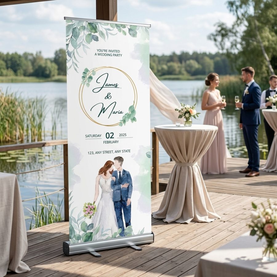 Romantisch welkomstbord bruiloft HarmonyVows HarmonyVows welkomstbord bruiloft - sfeerfoto ontvangstruimte