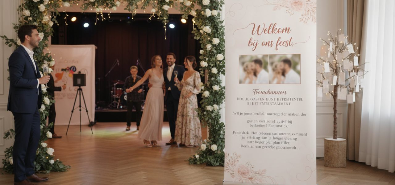 Hoe je gasten kunt betrekken bij het entertainment. Wil je jouw bruiloft onvergetelijk maken door gasten actief bij het entertainment te betrekken? Fantastisch! Het creëren van interactieve momenten kan je viering naar een hoger plan tillen. Denk aan een gezellige photobooth waar iedereen grappige foto's kan maken of een korte, leuke dansles die het ijs breekt en de…