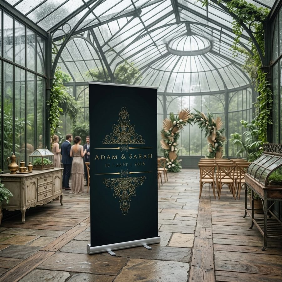 Luxe welkomstbord bruiloft Luxury Gold goud Luxury Gold welkomstbord bruiloft - sfeerfoto ontvangstruimte