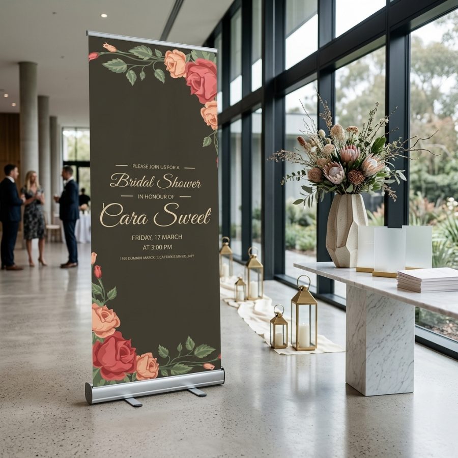 Bloemen welkomstbord bruiloft Mimosa Mimosa welkomstbord bruiloft - sfeerfoto feestlocatie