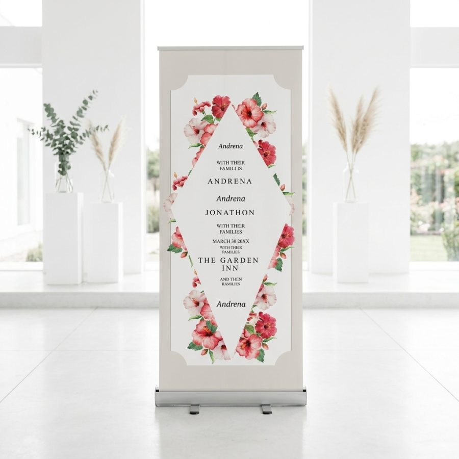 Bloemen welkomstbord bruiloft Nerine Nerine welkomstbord bruiloft - sfeerfoto ceremonie