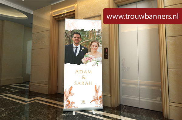 Trouw Banners: De specialist in welkomstborden voor een bruiloft of andere gelegenheid.