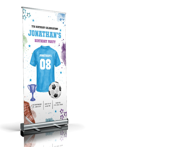 Welkomstbord - Football Birthday