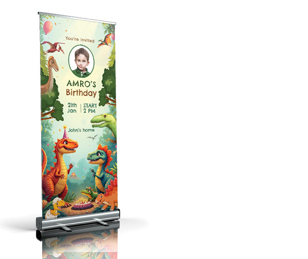 Welkomstbord - Dino Party