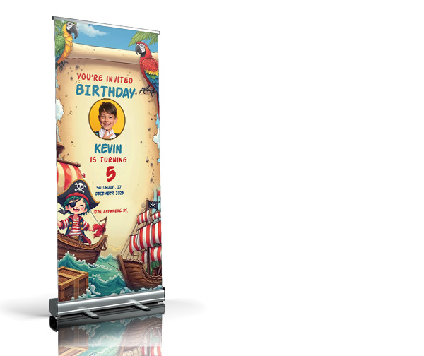 Welkomstbord - Pirate Party