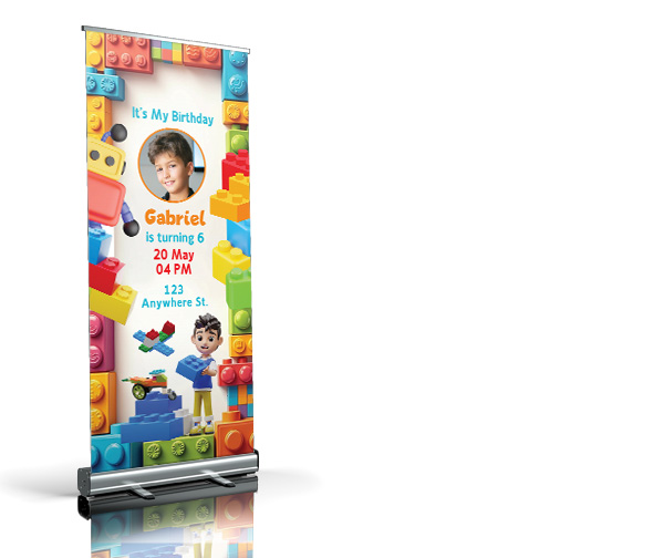 Welkomstbord - Block Party