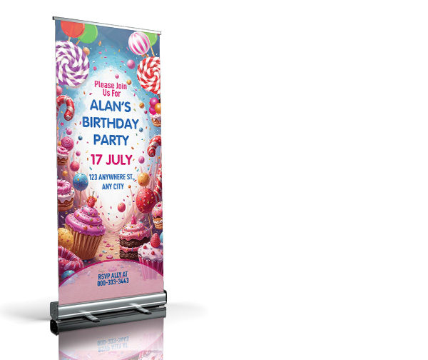 Welkomstbord - Candy Land