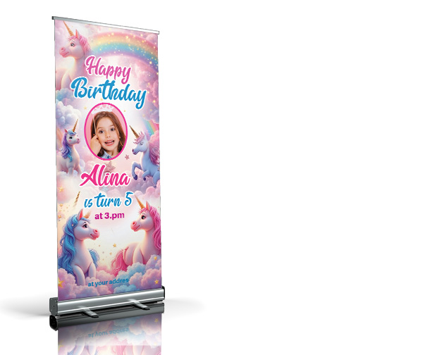 Welkomstbord - Unicorn Party