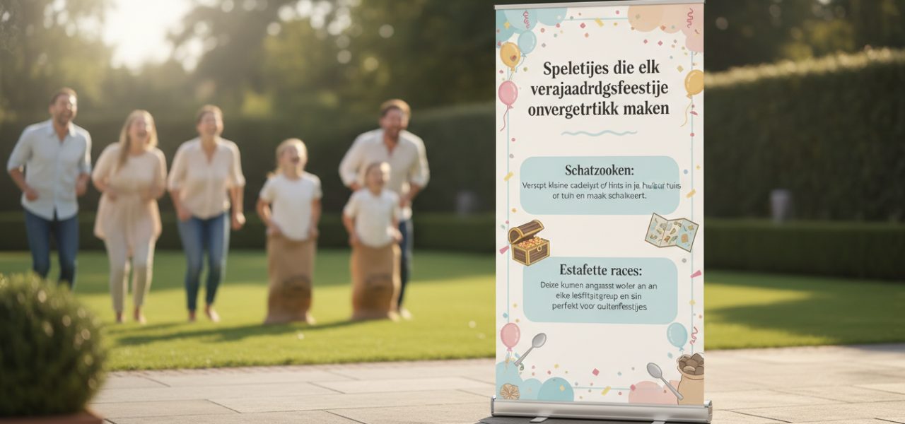 Spelletjes die elk verjaardagsfeestje onvergetelijk maken