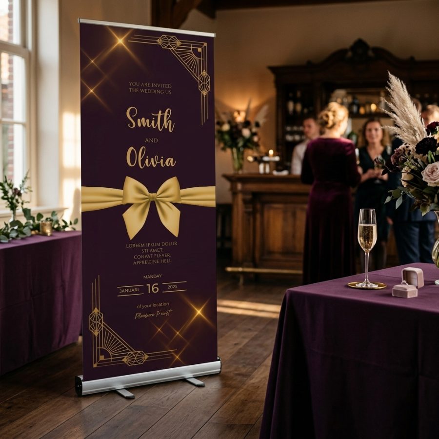 Trouwbanner bruiloft Banner Bride Banner Bride welkomstbord bruiloft - sfeerfoto ceremonie