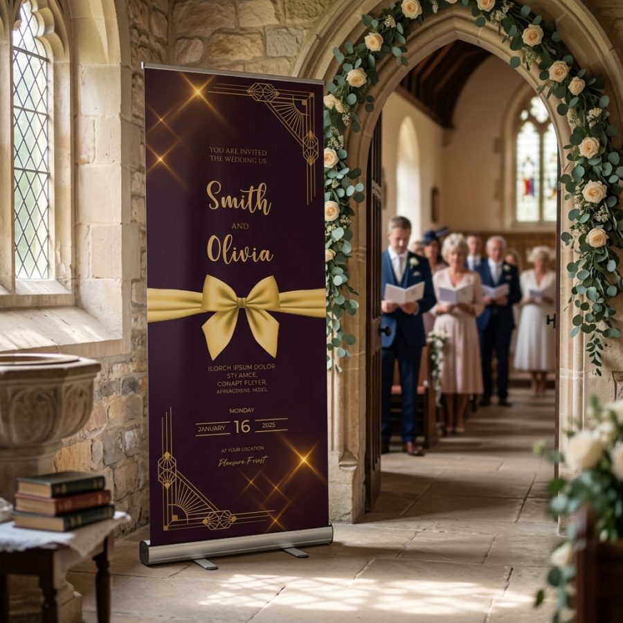 Trouwbanner bruiloft Banner Bride Banner Bride welkomstbord bruiloft - sfeerfoto ontvangstruimte