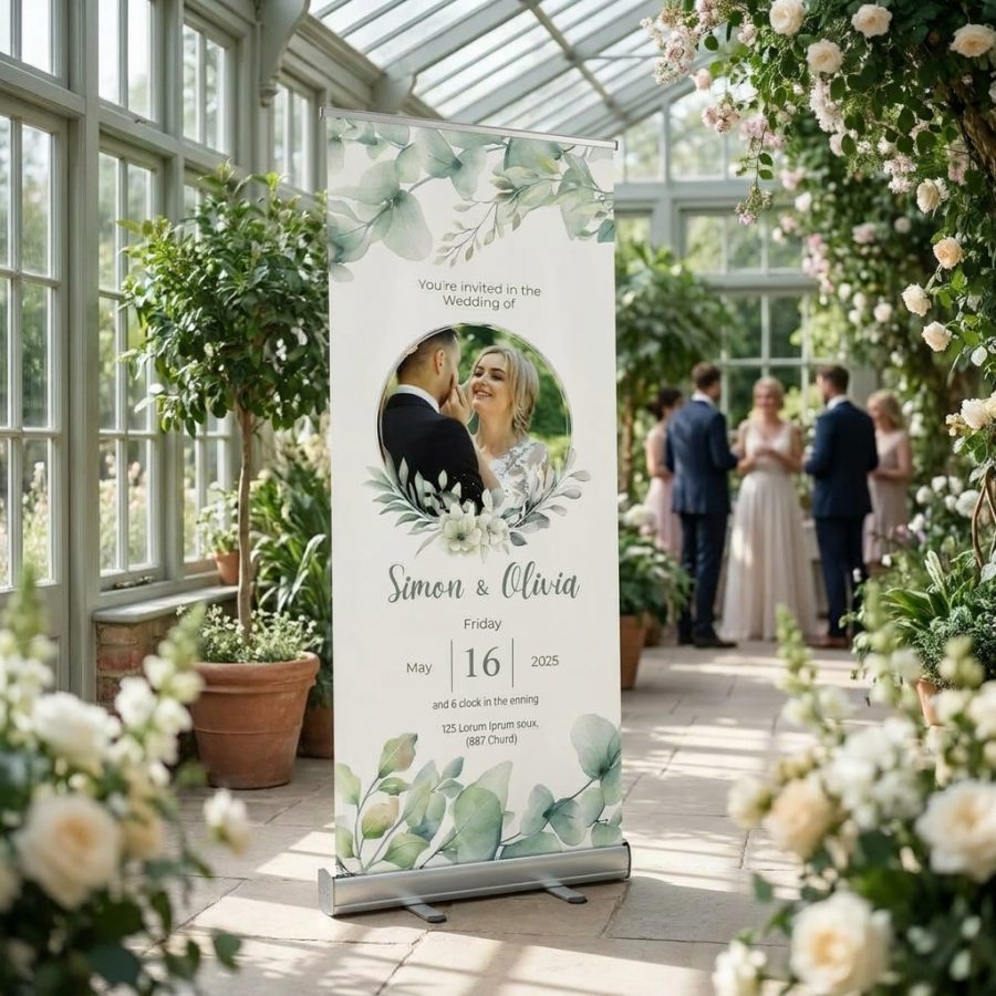 Luxe trouwbanner bruiloft Bride Luxe Bride Luxe welkomstbord bruiloft - sfeerfoto feestlocatie