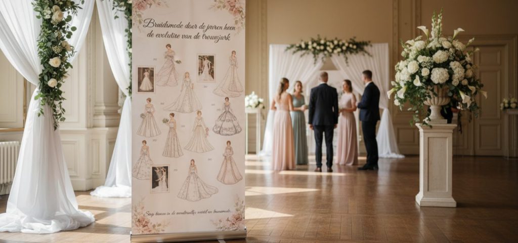 bruidsmode-door-de-jaren-heen-1-741 Welkomstbord Bruidsmode door de jaren heen de evolutie van de trouwjurk