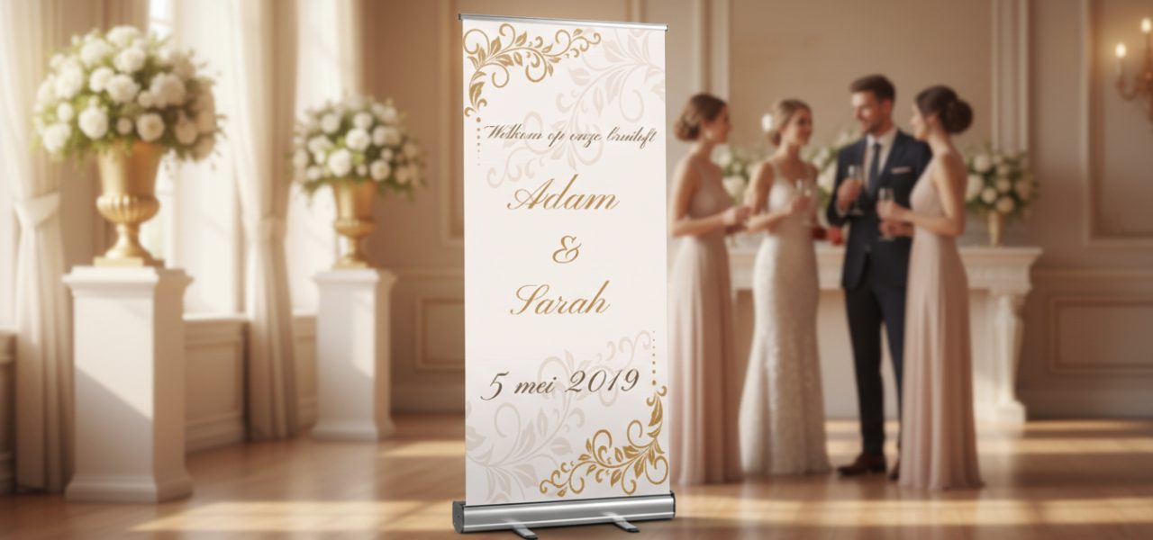 Bruiloft banner met cassette Wat is een bruiloft banner met cassette