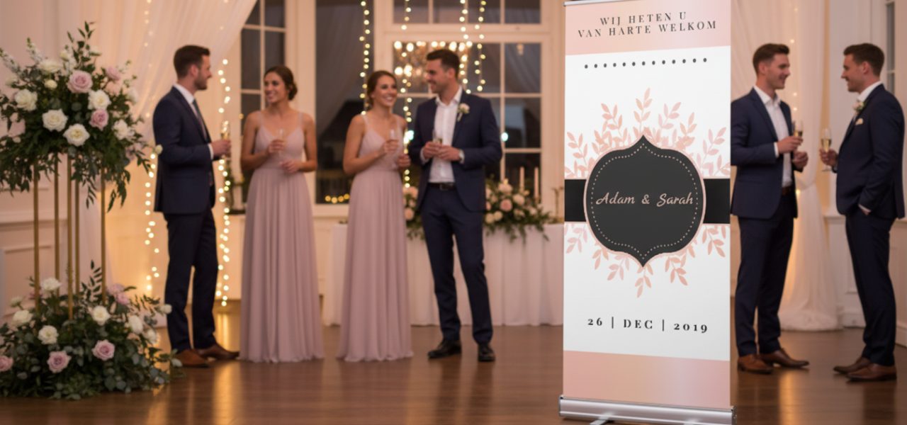 Bruiloft banner prijs Prijsopbouw en kostenfactoren van een bruiloft banner