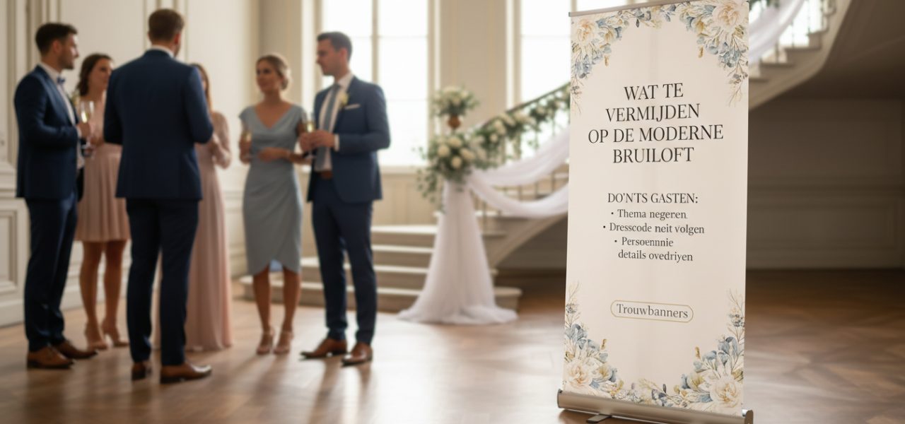 Wat te vermijden op de moderne bruiloft