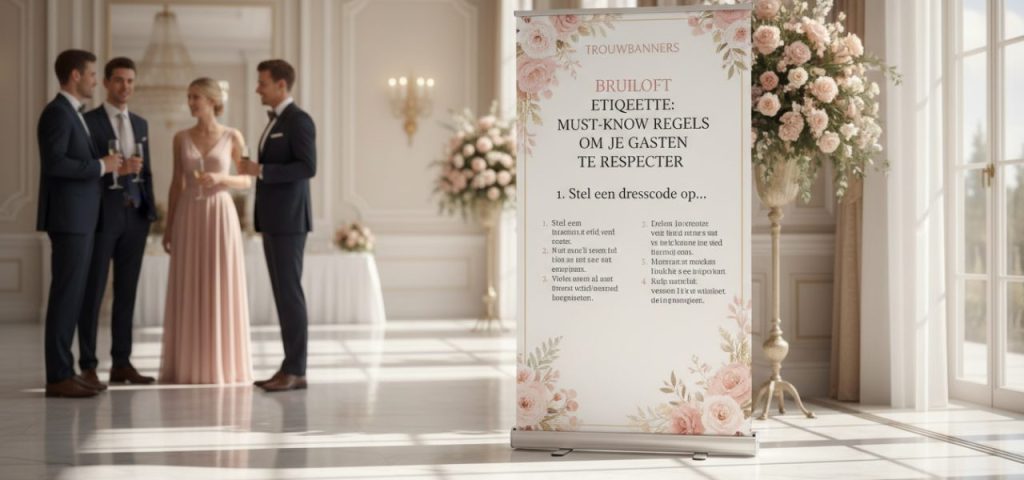 Welkomstbord ﻿Bruiloft Etiquette: Must-Know Regels Om Je Gasten Te Respecteren