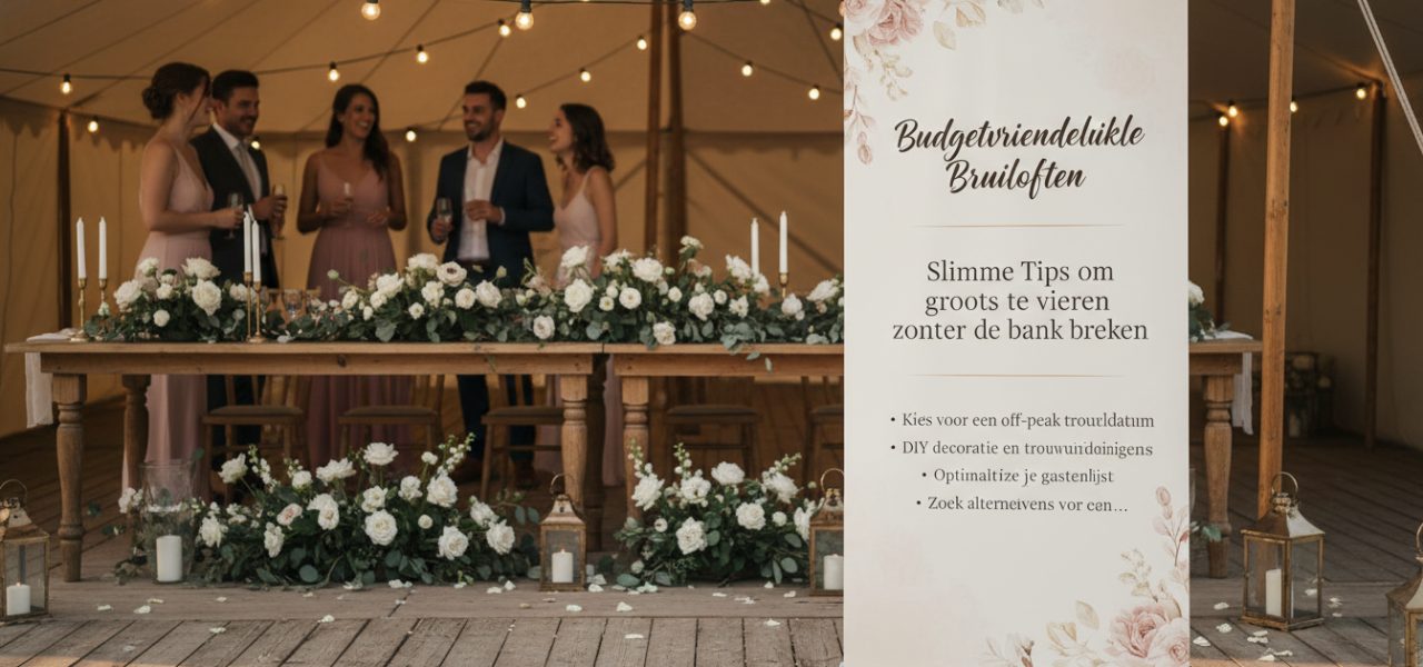 Budgetvriendelijke bruiloften: slimme bespaartips