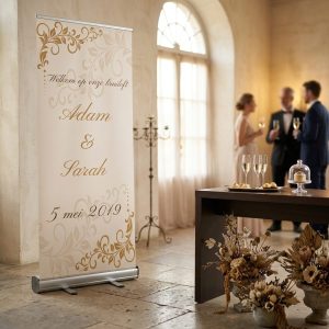 Chique Flower welkomstbord bruiloft - uitgelichte productfoto