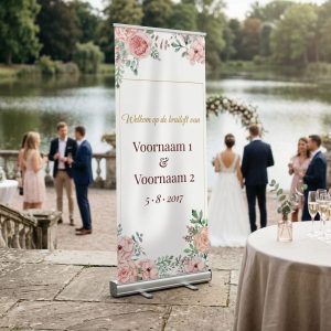 Dahlia welkomstbord bruiloft - uitgelichte productfoto