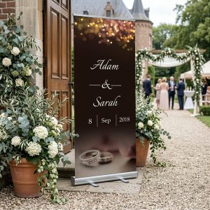 Darkring welkomstbord bruiloft - uitgelichte productfoto