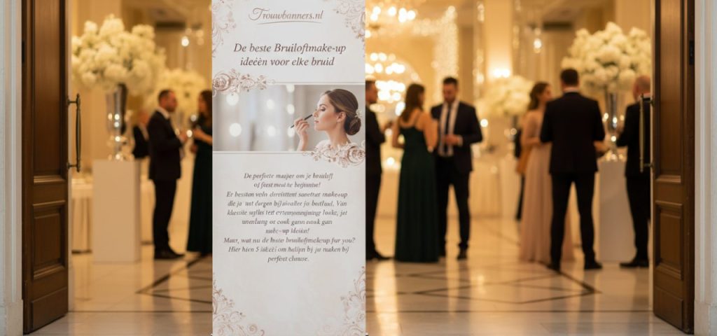 Welkomstbord ﻿De beste Bruiloftmake-up ideeën voor elke bruid