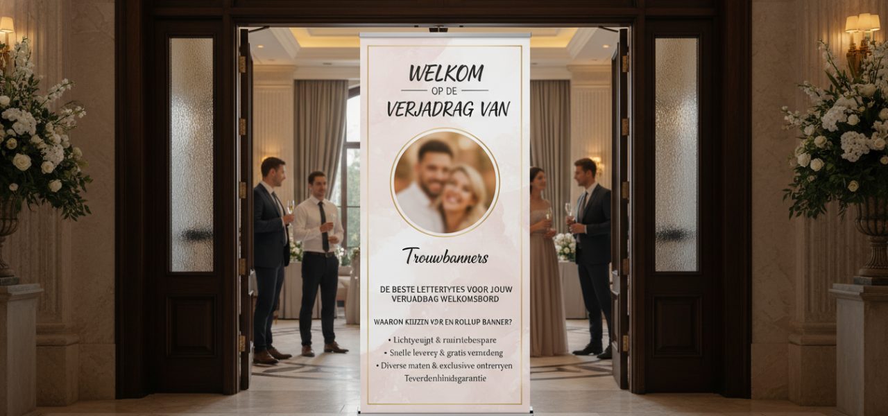 Waarom kiezen voor een rollup banner?