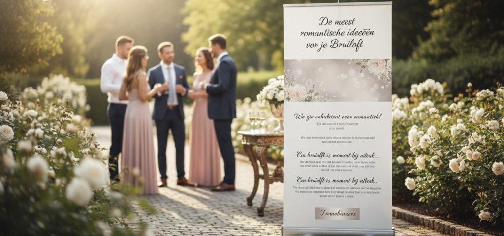 Welkomstbord ﻿De meest romantische ideeën voor je Bruiloft