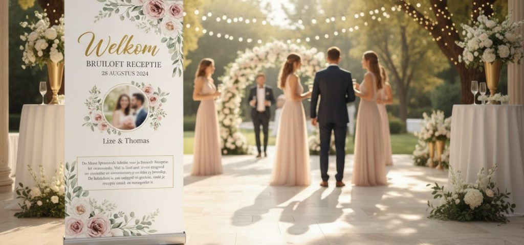 Welkomstbord ﻿De Meest Spannende Ideeën voor je Bruiloft Receptie