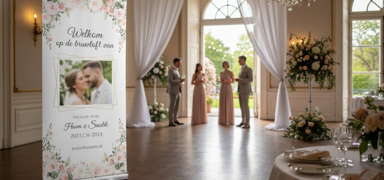 Waarom kiezen voor Trouwbanners voor je decoratie?
