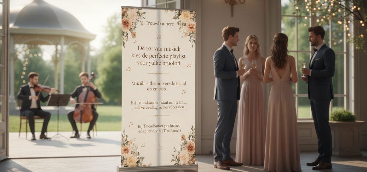 Toegang tot perfectie: onze service bij Trouwbanners