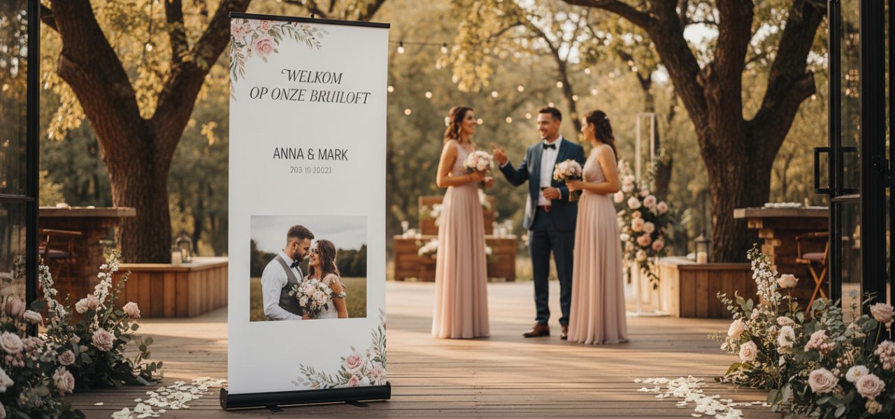 Waarom kiezen voor een rollup banner als welkomstbord?