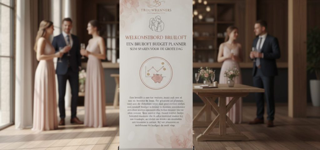 een-bruiloft-budget-planner-slim-1-612 Welkomstbord Een bruiloft budget planner slim sparen voor de grote dag