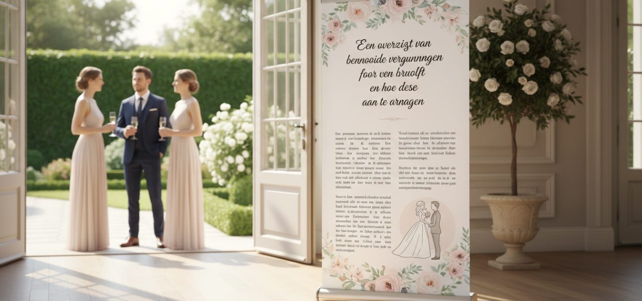 Een overzicht van benodigde vergunningen voor een bruiloft en hoe deze aan te vragen. Het organiseren van je droombruiloft komt met veel spannende keuzes en soms een paar papierwerk-hobbels op de weg, vooral als het aankomt op vergunningen. Wist je dat voor sommige elementen van je grote dag je officieel toestemming nodig hebt? Geen paniek, ik ga je door het proces loodsen om het…