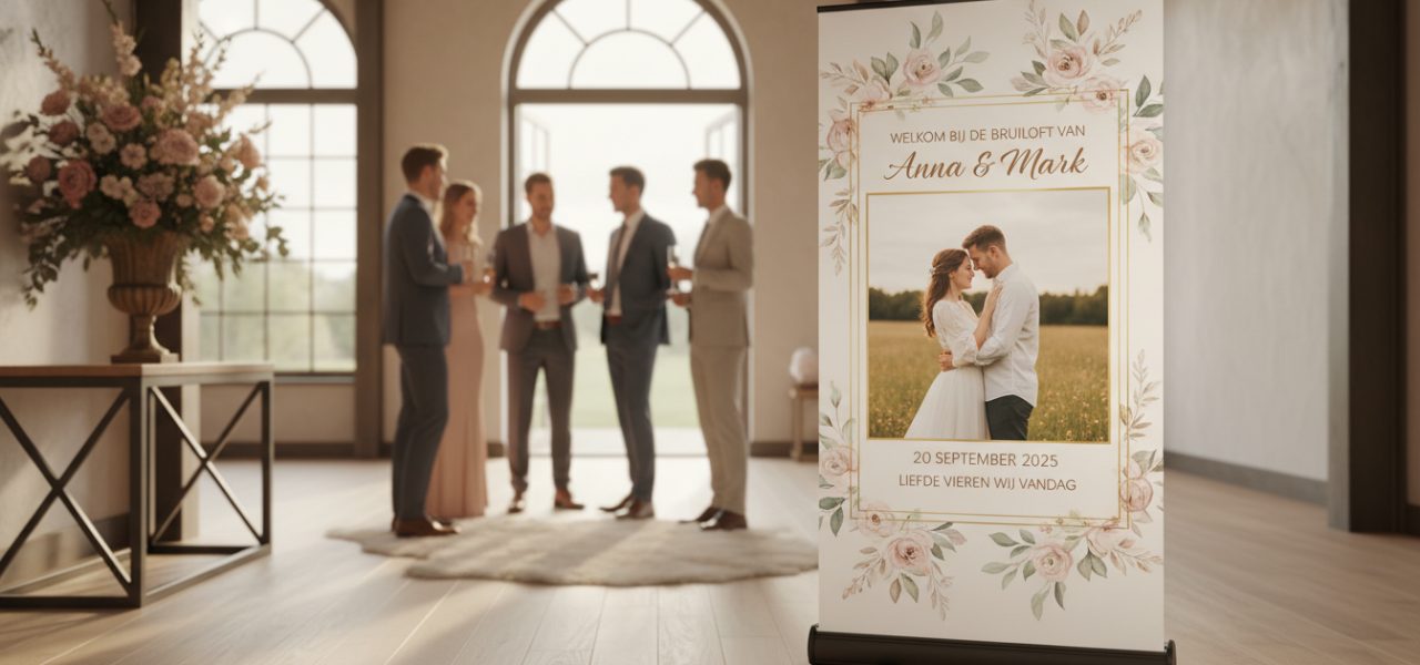 De digitale touch: Trouwbanners maakt het mogelijk