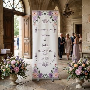FlareVows welkomstbord bruiloft - uitgelichte productfoto