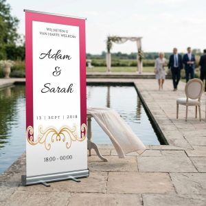 Floral welkomstbord bruiloft - uitgelichte productfoto