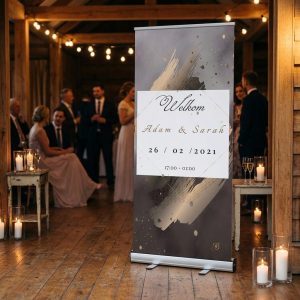 Golden Details welkomstbord bruiloft - uitgelichte productfoto